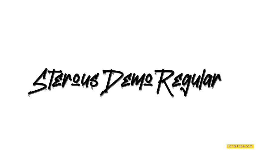 Sterous Demo Font