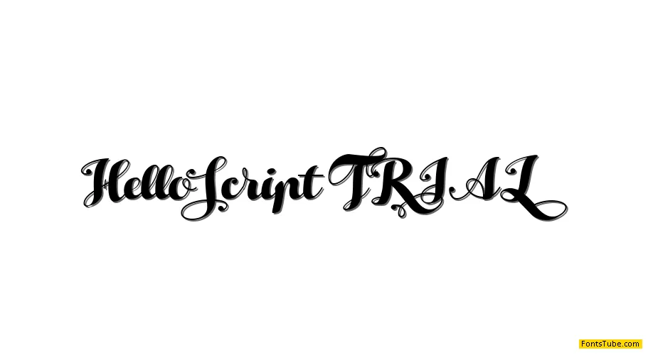 Hello Script Font