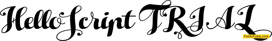 Hello Script Font