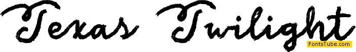 Texas Twilight Font