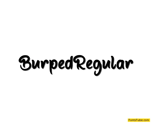 Burped Font