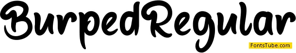 Burped Font