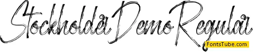 Stockholder Demo Font