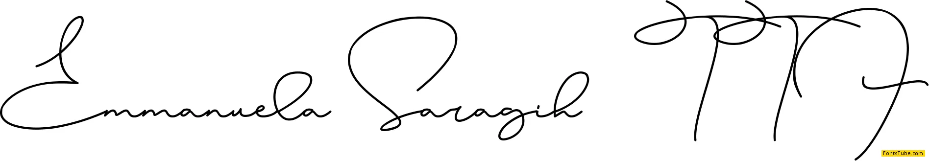 Emmanuela Saragih Font Family