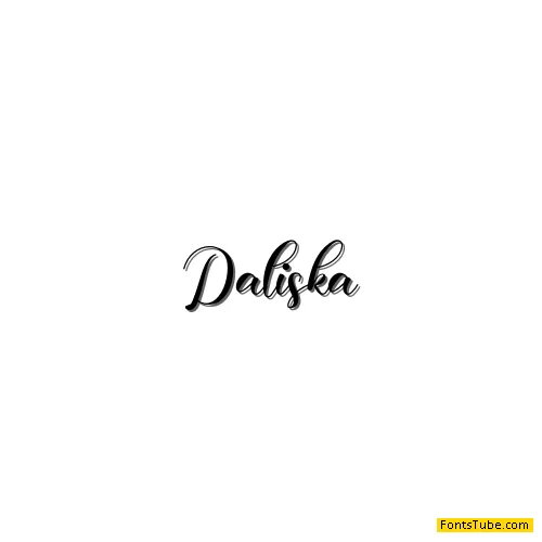 Daliska Font