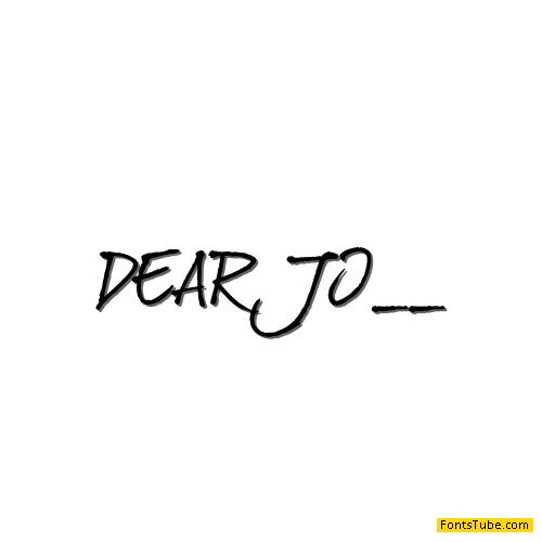 dearJoe II Font