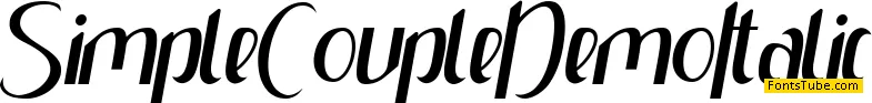 Simple Couple Demo Font Family