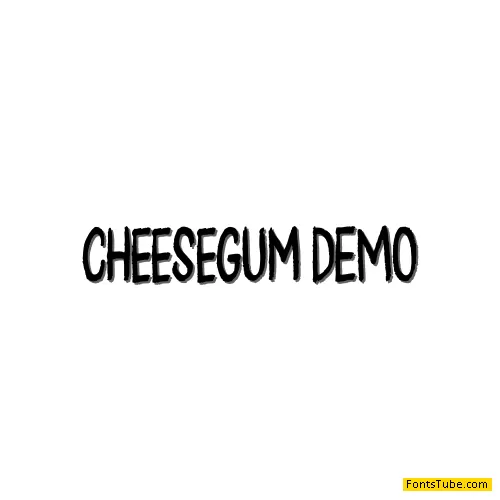 Cheesegum DEMO Font