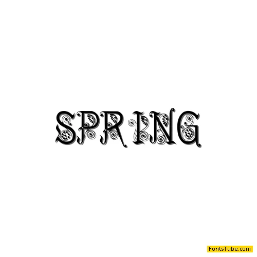 Spring Font