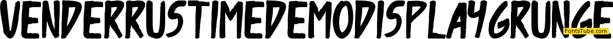 Vender Rustime Demo Font Family