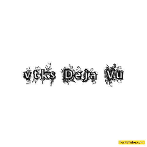 vtks Deja Vu Font