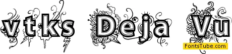 vtks Deja Vu Font