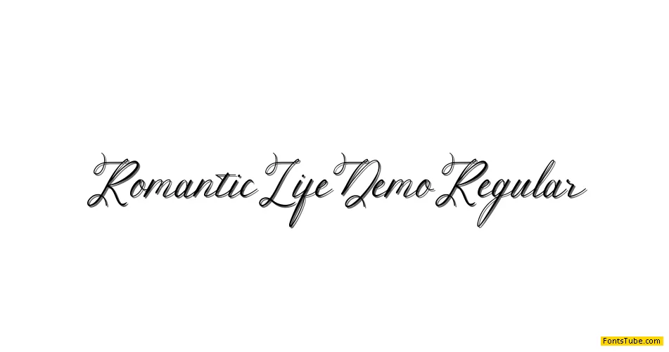 Romantic Life Demo Font