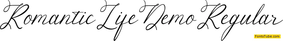 Romantic Life Demo Font