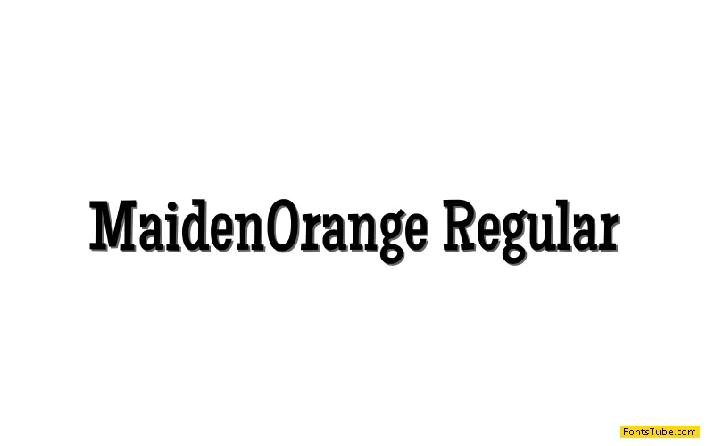 Maiden Orange