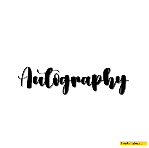Autography Font