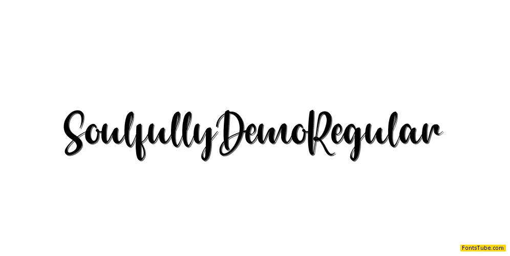 Soulfully Demo Font
