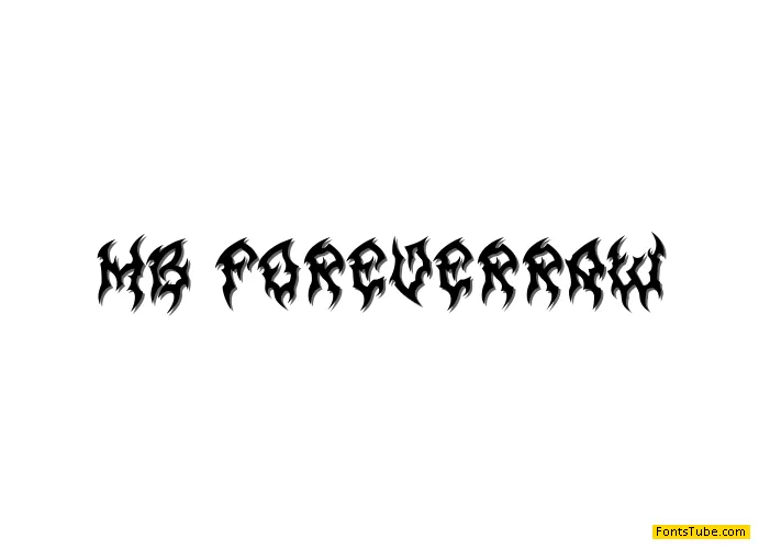 MB Forever Raw Font