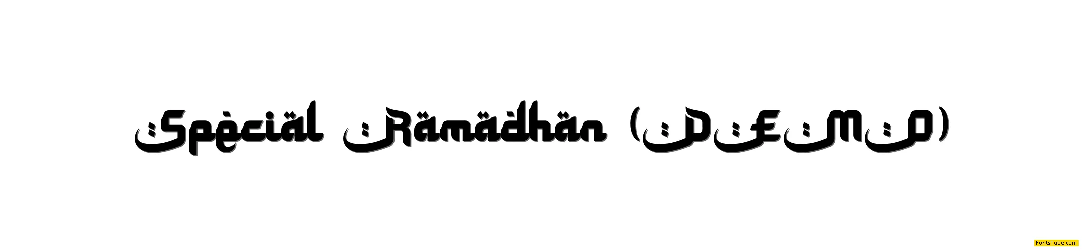 Special Ramadhan Font