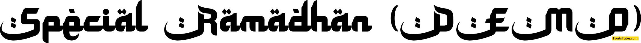 Special Ramadhan Font