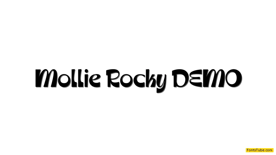 Mollie Rocky DEMO Font