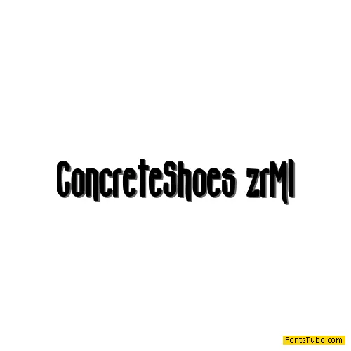 Concrete Shoes