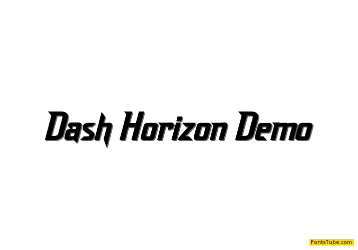 Dash Horizon Font