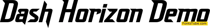 Dash Horizon Font