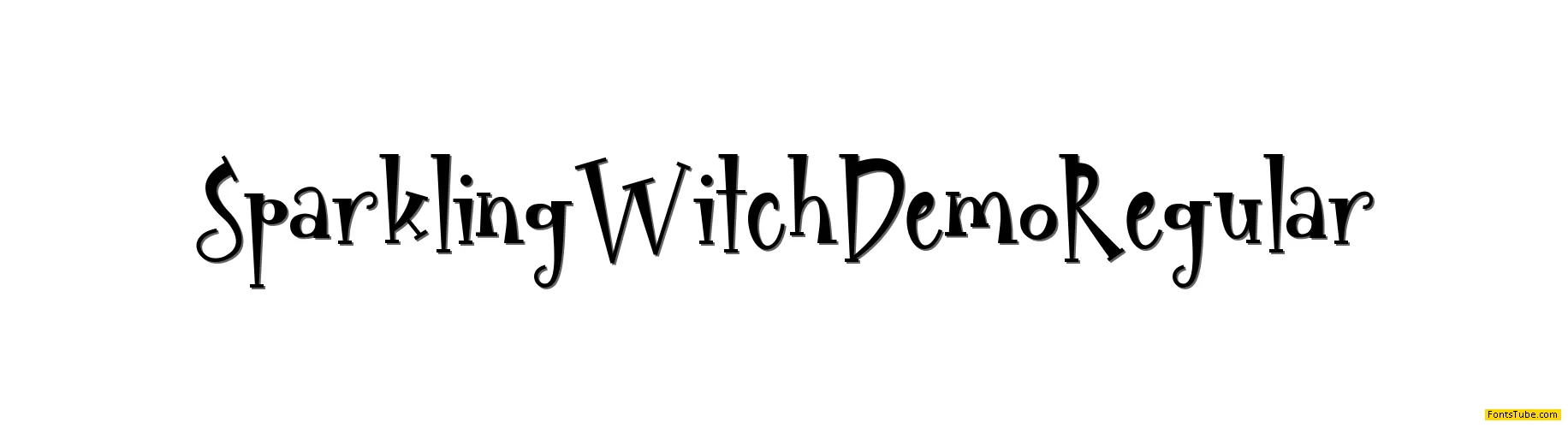 Sparkling Witch Demo Font