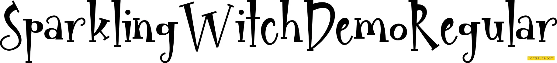 Sparkling Witch Demo Font