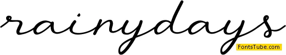 rainydays Font