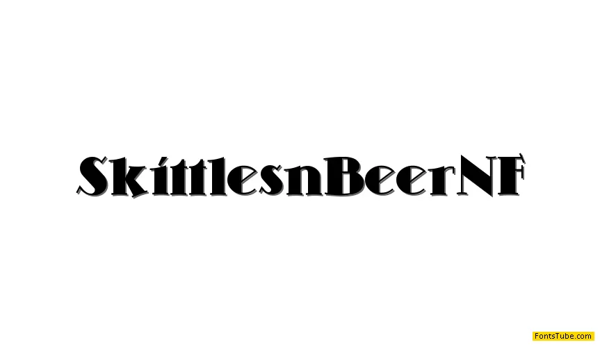 Skittles n Beer NF Font