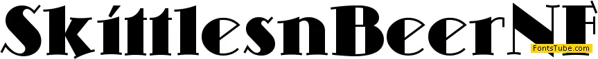 Skittles n Beer NF Font