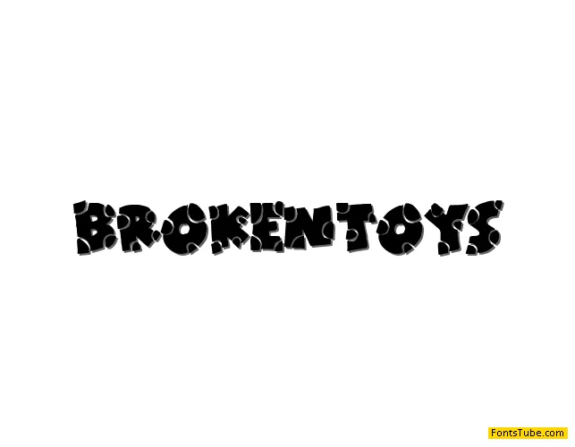 Broken Toys Font