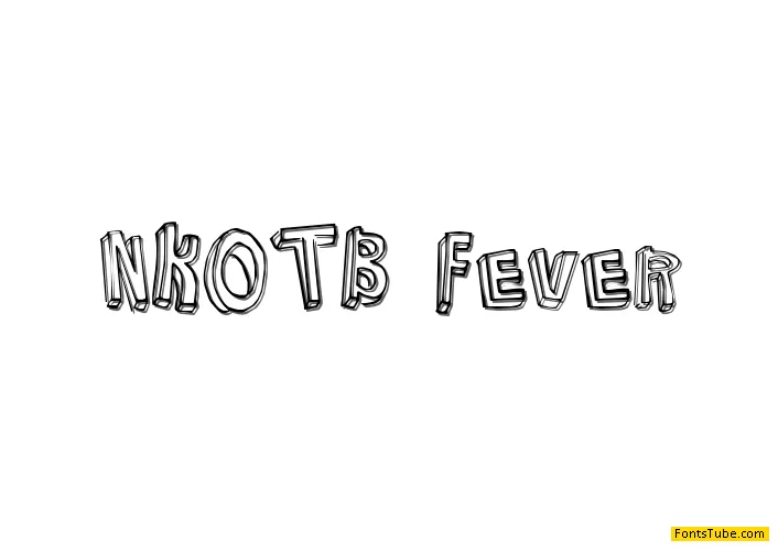 NKOTB Fever Font