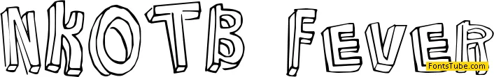 NKOTB Fever Font