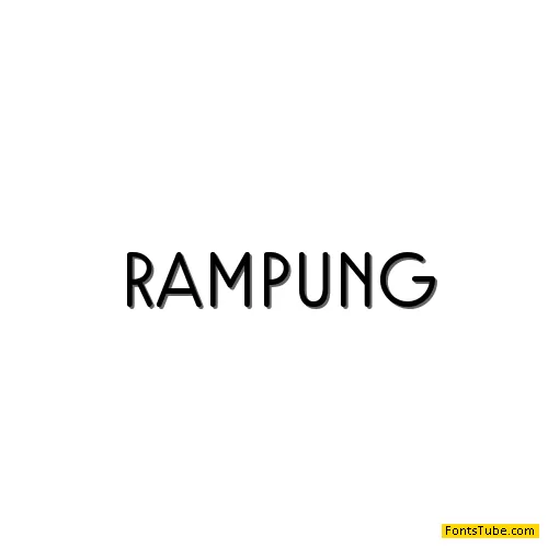 Rampung Font