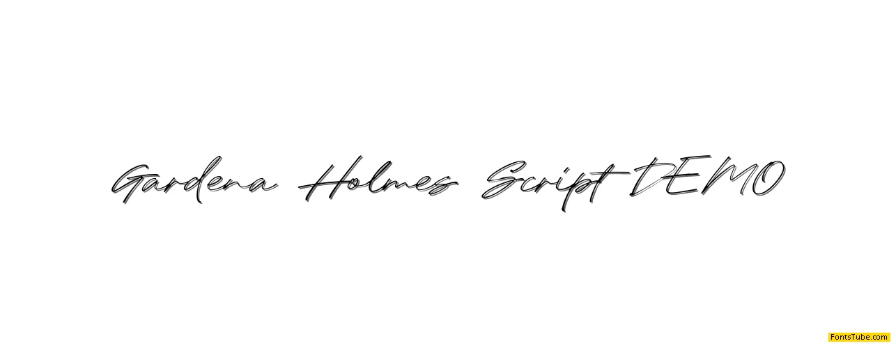 Gardena Holmes Script