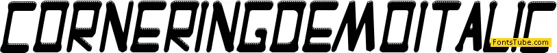 Cornering Demo Font Family