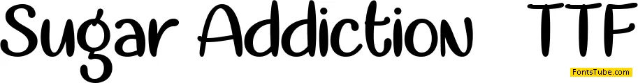 Sugar Addiction Font