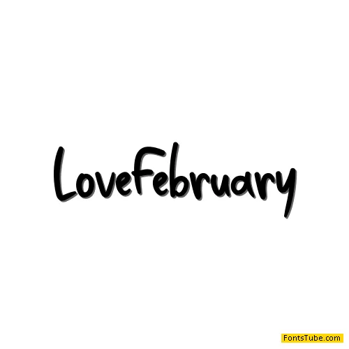 Love February Font
