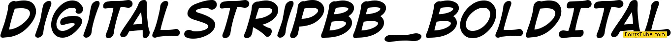 DigitalStrip BB Font Family