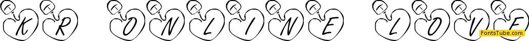 KR Online Love Font
