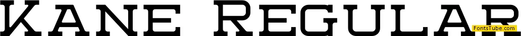 Kane Demo Font