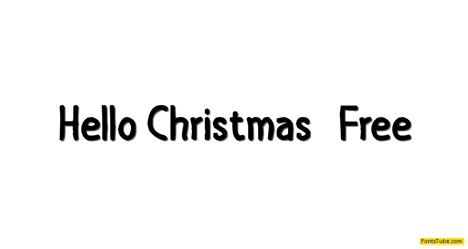 Hello Christmas - Free Font
