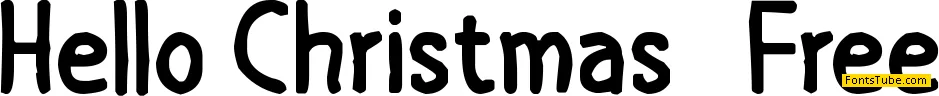Hello Christmas - Free Font