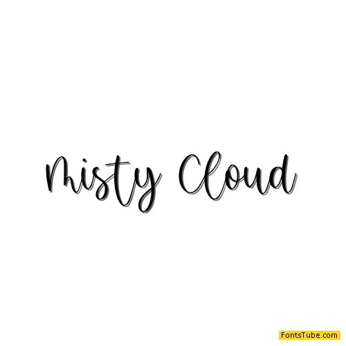 Misty Cloud Font
