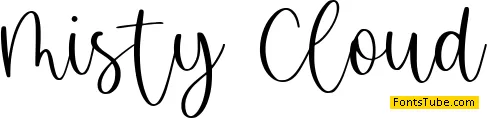 Misty Cloud Font