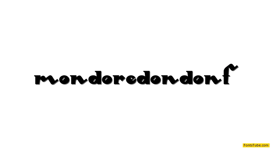 Mondo Redondo NF Font