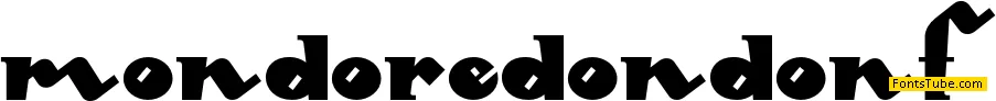 Mondo Redondo NF Font